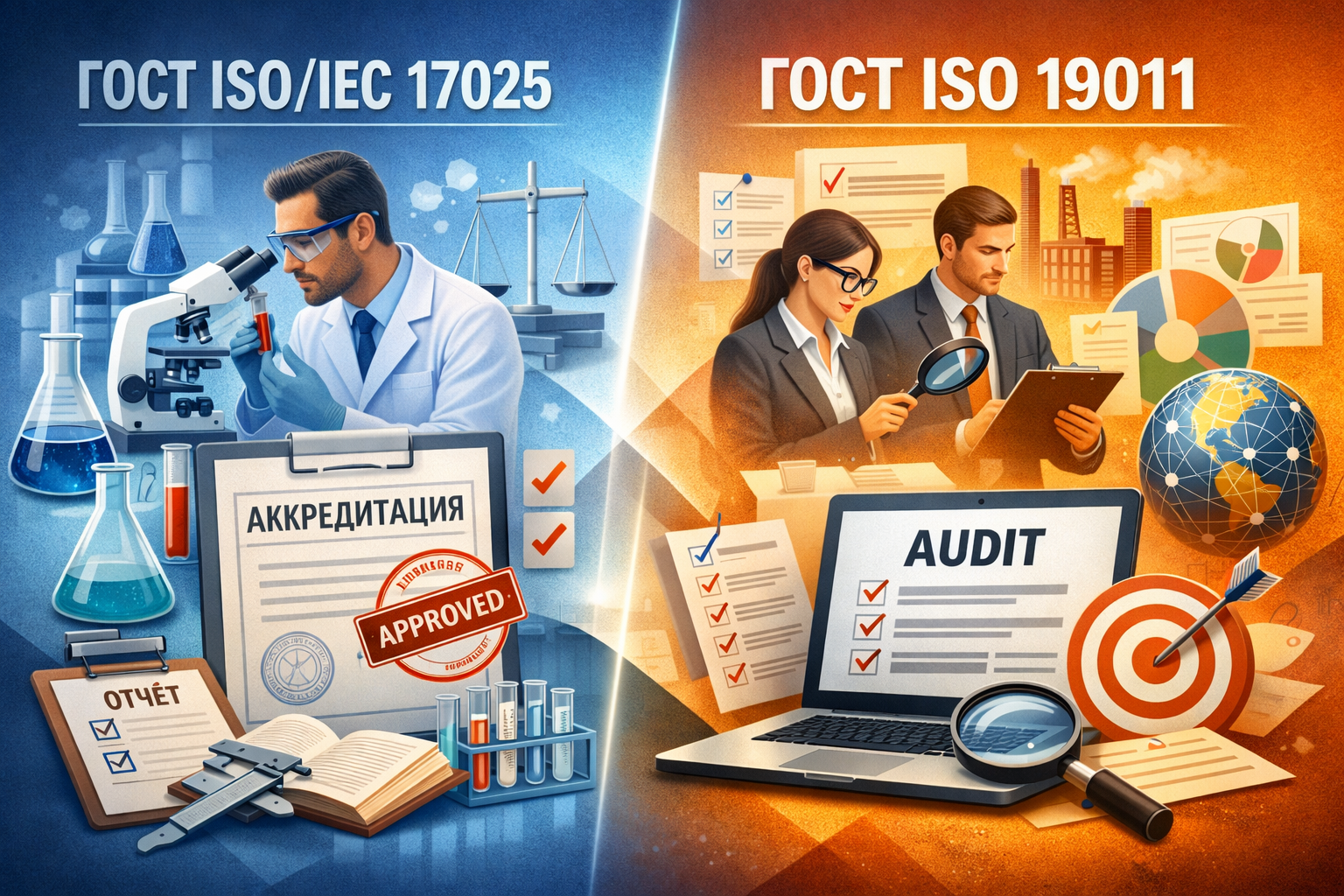 ГОСТ 17025 и 19011